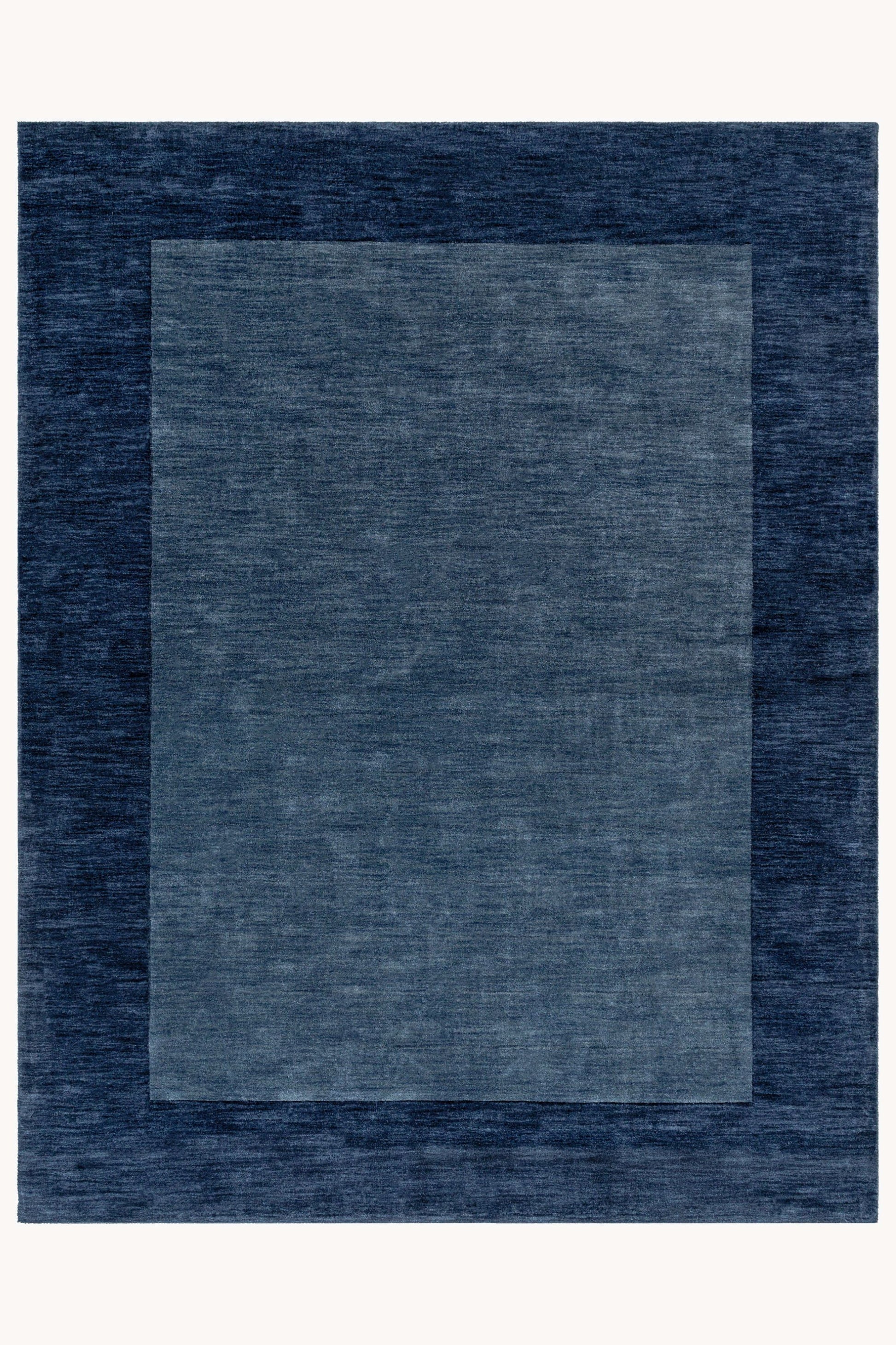 District Loom Modern hand loomed rug Finn Navy