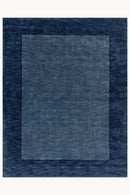District Loom Modern hand loomed rug Finn Navy