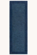 District Loom Modern hand loomed rug Finn Navy