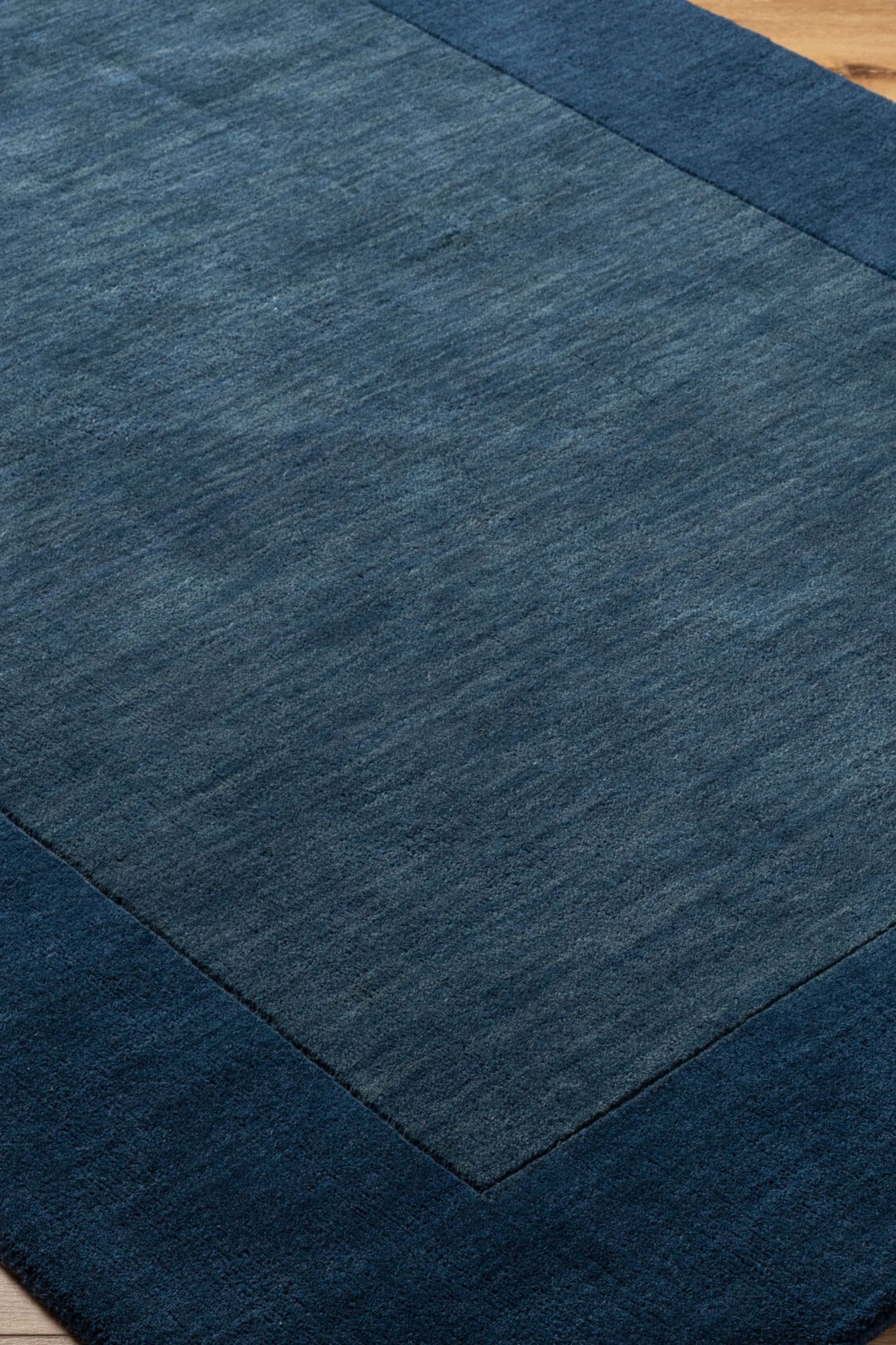 District Loom Modern hand loomed rug Finn Navy