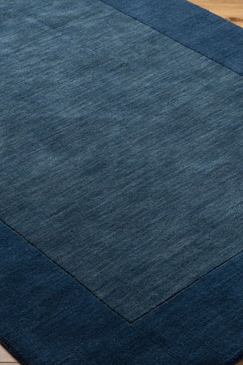 District Loom Modern hand loomed rug Finn Navy