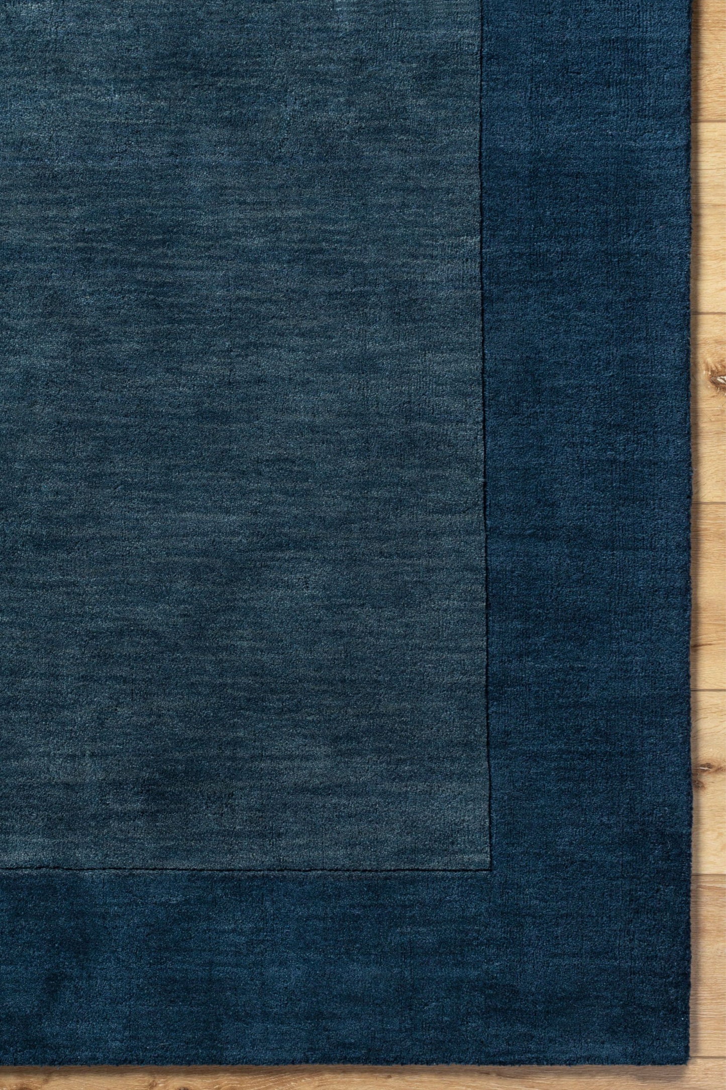 District Loom Modern hand loomed rug Finn Navy