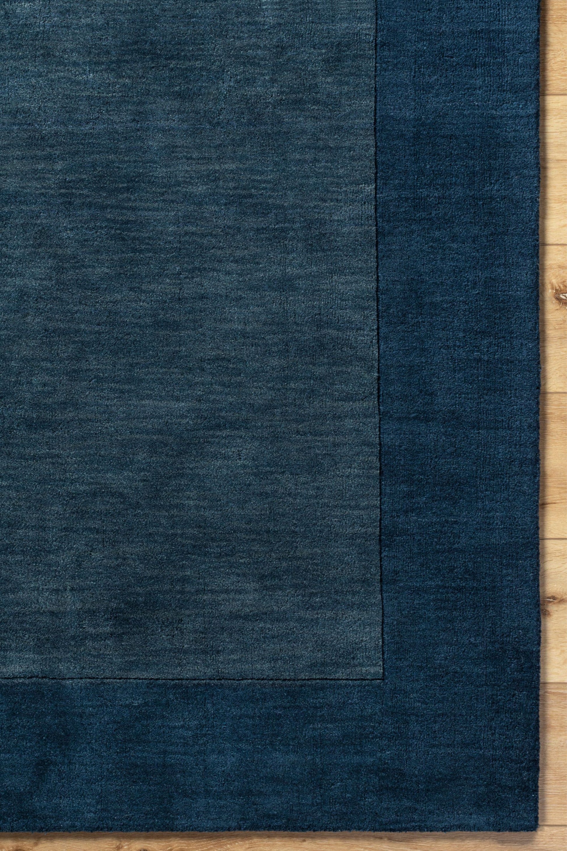 District Loom Modern hand loomed rug Finn Navy