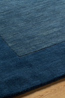 District Loom Modern hand loomed rug Finn Navy
