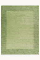 District Loom Modern hand loomed rug Finn Green