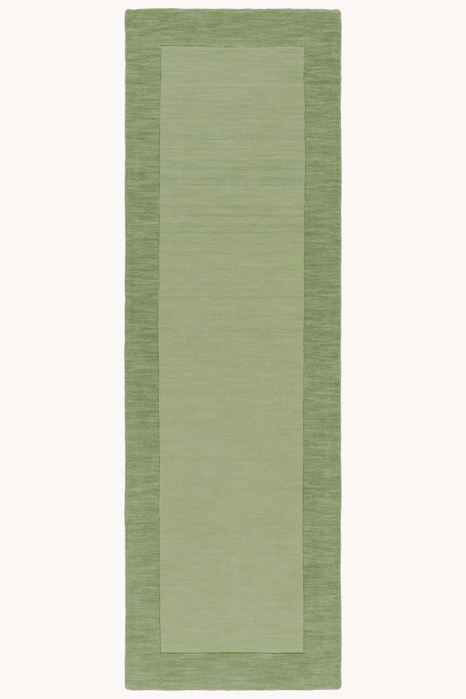 District Loom Modern hand loomed rug Finn Green