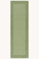 District Loom Modern hand loomed rug Finn Green