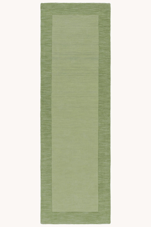 District Loom Modern hand loomed rug Finn Green