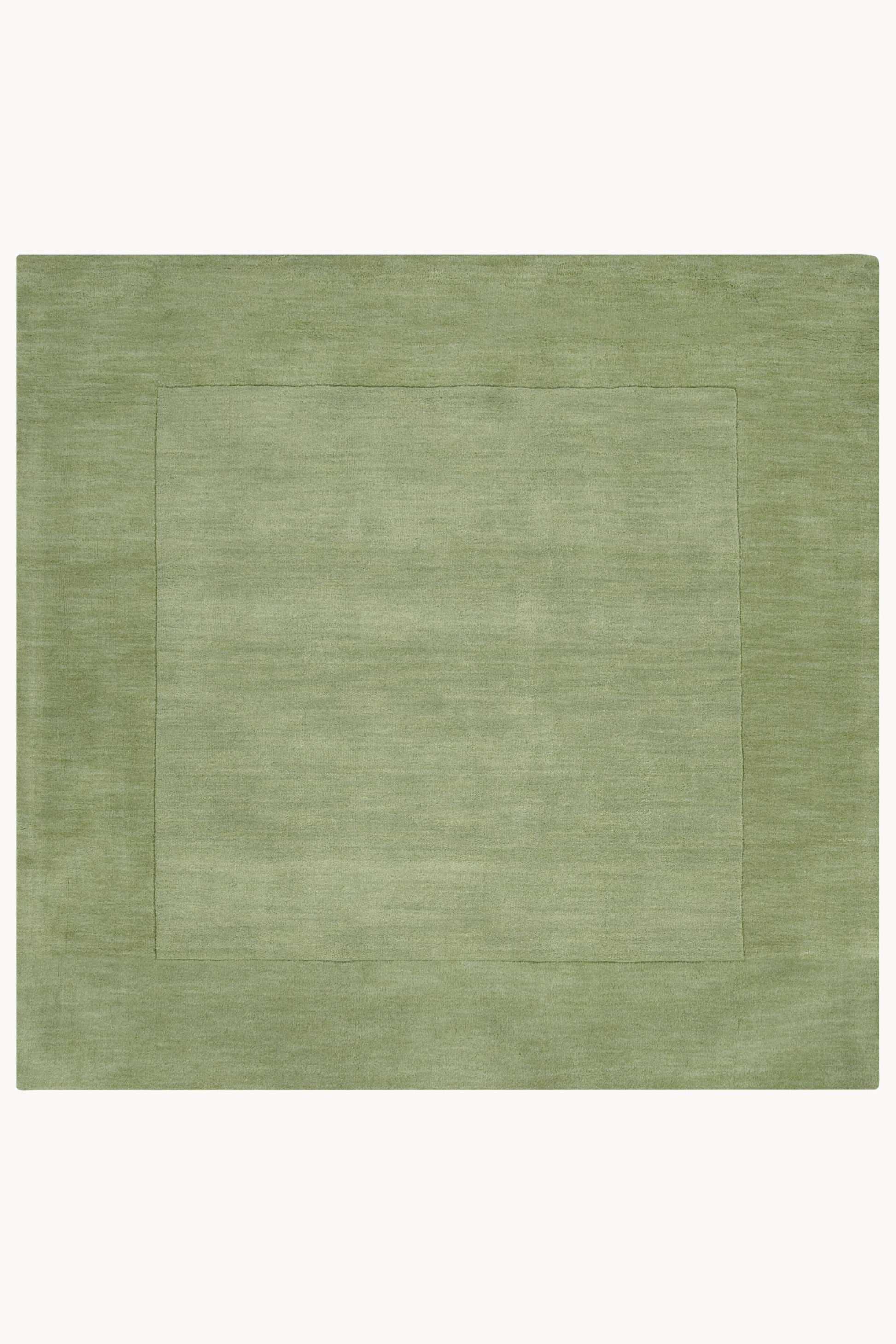 District Loom Modern hand loomed rug Finn Green