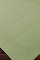 District Loom Modern hand loomed rug Finn Green
