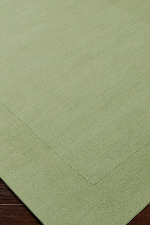 District Loom Modern hand loomed rug Finn Green