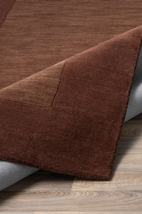 District Loom Modern hand loomed rug Finn Brown