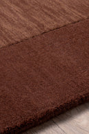 District Loom Modern hand loomed rug Finn Brown