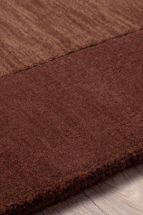 District Loom Modern hand loomed rug Finn Brown