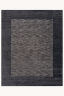 District Loom Modern hand loomed rug Finn Charcoal