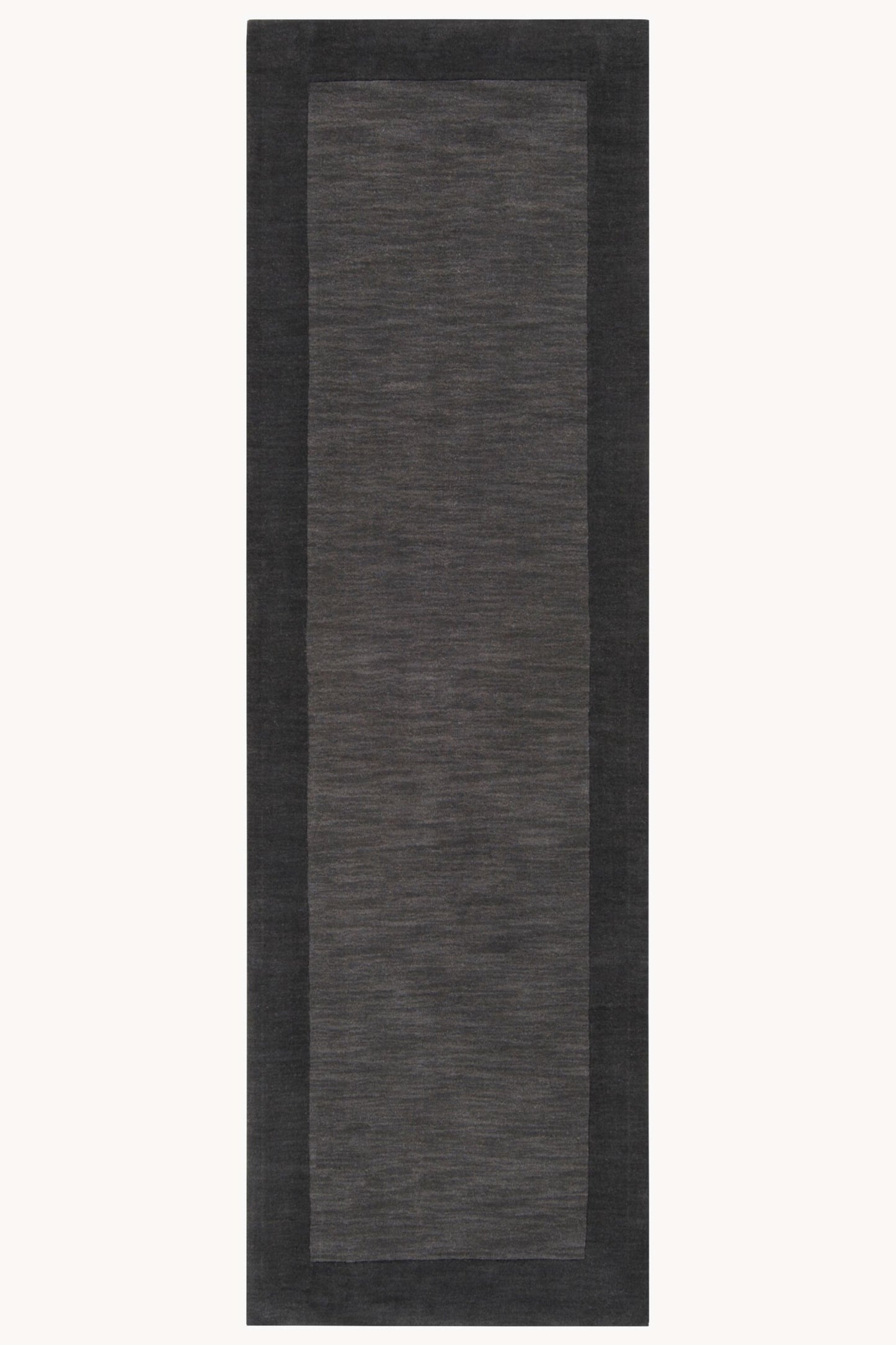 District Loom Modern hand loomed rug Finn Charcoal