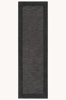 District Loom Modern hand loomed rug Finn Charcoal