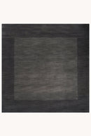 District Loom Modern hand loomed rug Finn Charcoal