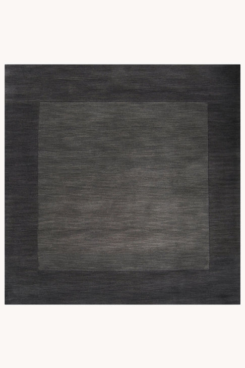 District Loom Modern hand loomed rug Finn Charcoal