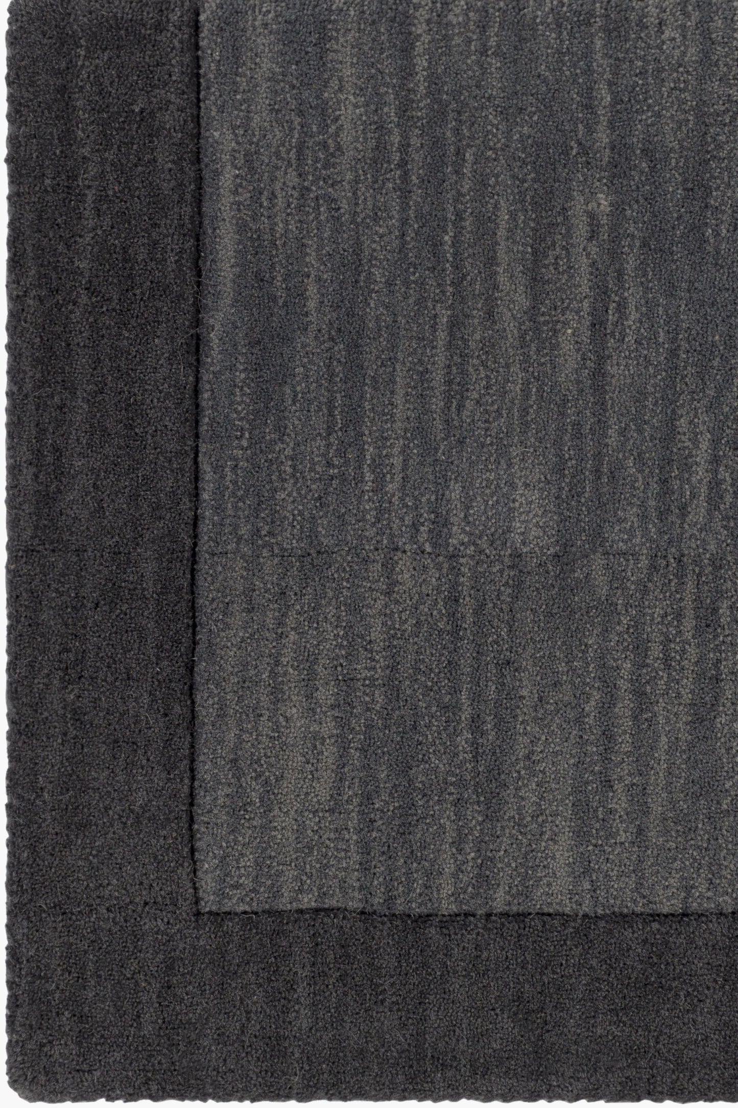 District Loom Modern hand loomed rug Finn Charcoal