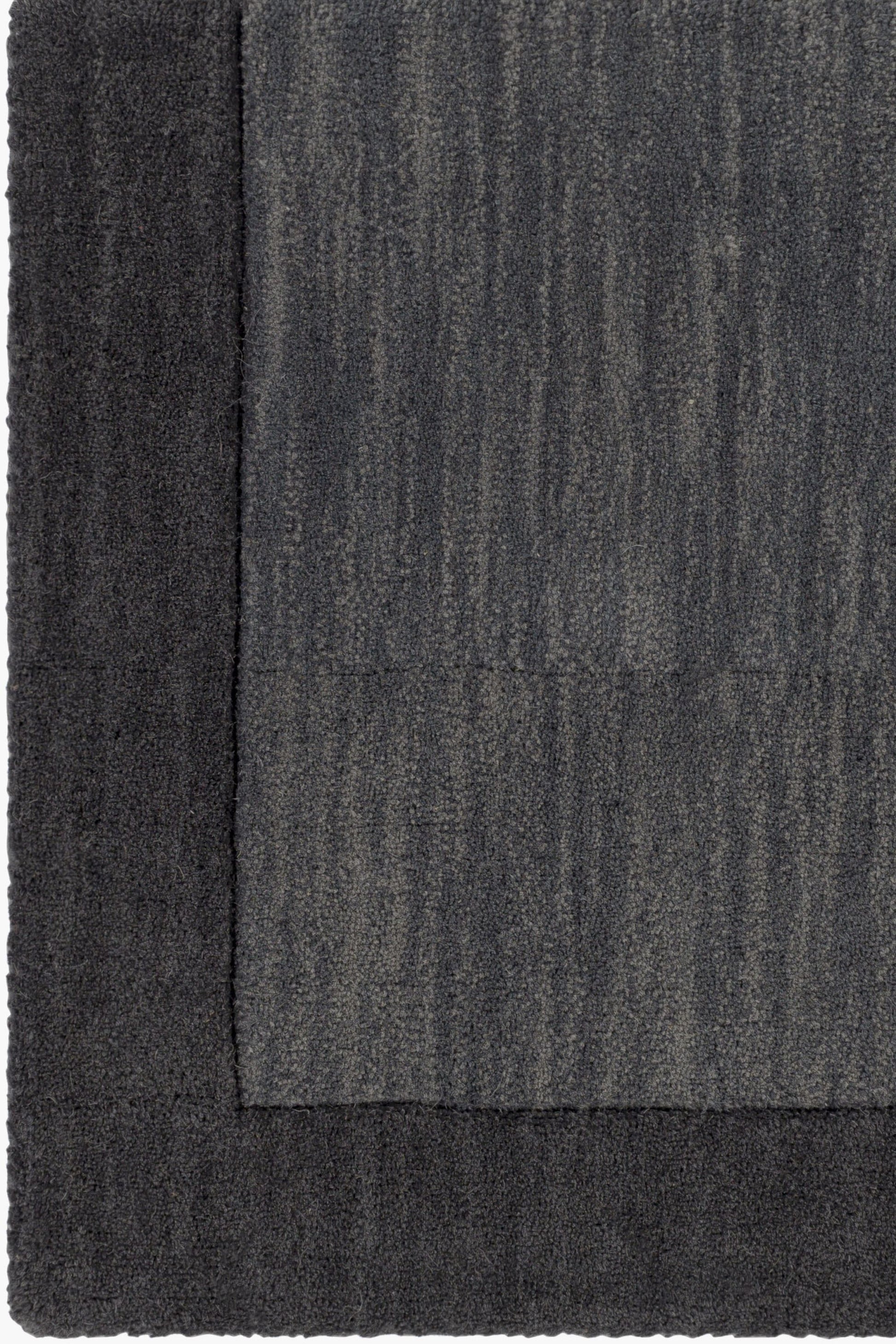 District Loom Modern hand loomed rug Finn Charcoal