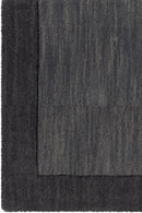 District Loom Modern hand loomed rug Finn Charcoal