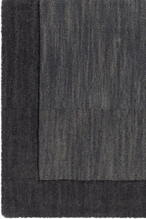 District Loom Modern hand loomed rug Finn Charcoal