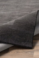District Loom Modern hand loomed rug Finn Charcoal
