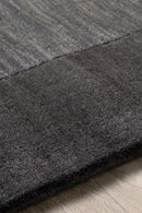 District Loom Modern hand loomed rug Finn Charcoal