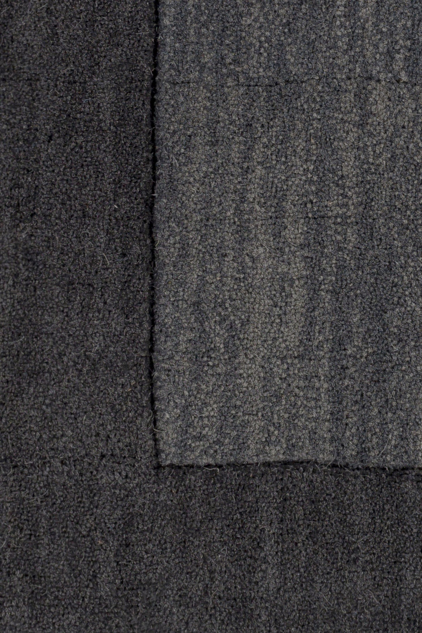 District Loom Modern hand loomed rug Finn Charcoal