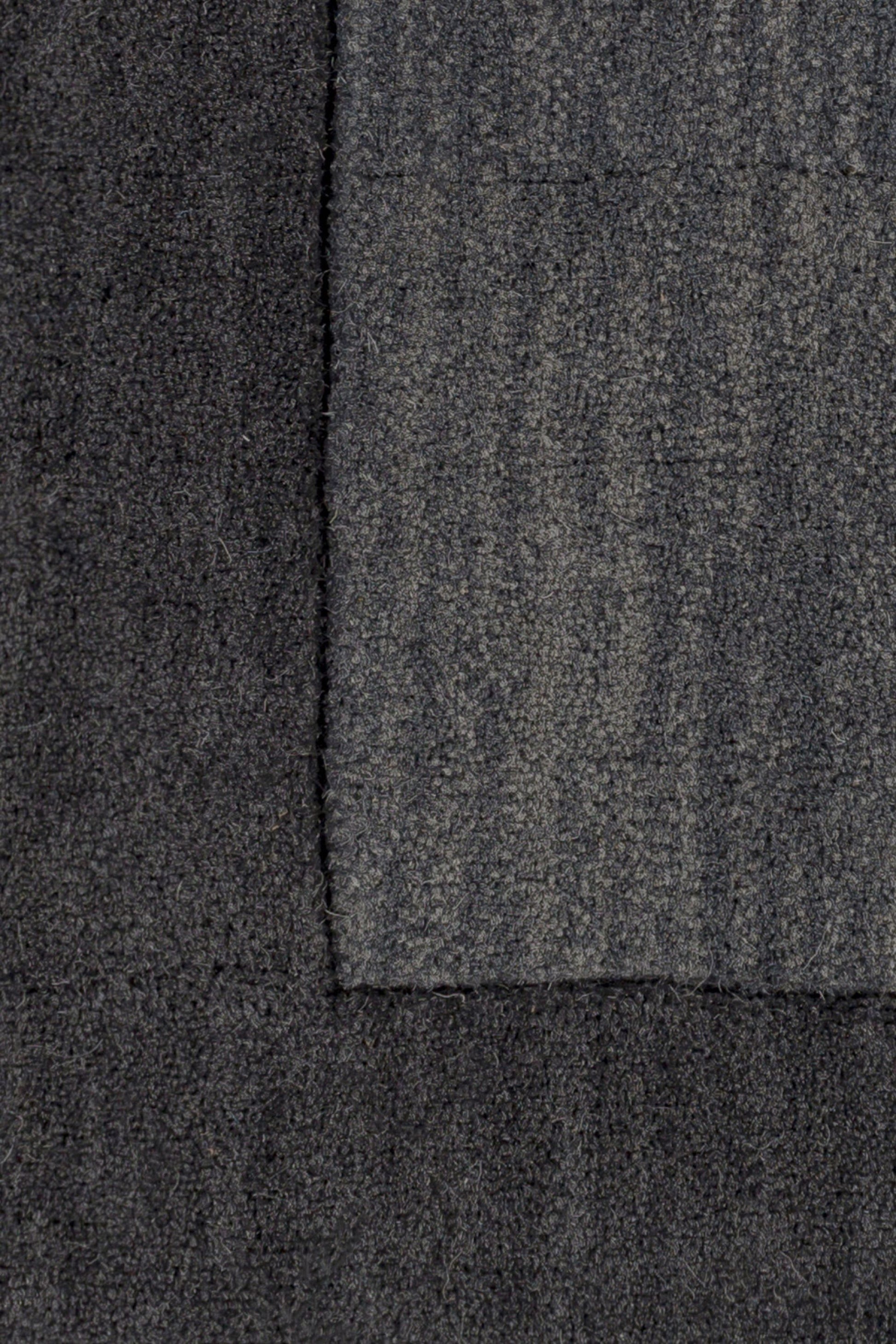 District Loom Modern hand loomed rug Finn Charcoal