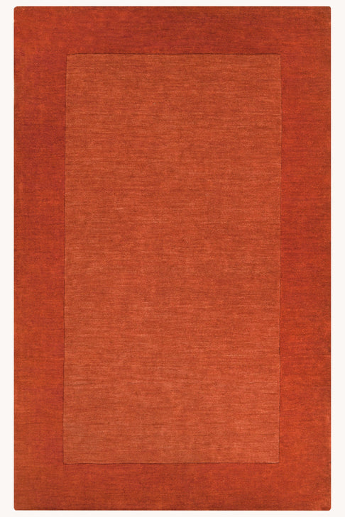 District Loom Modern hand loomed rug Finn Orange