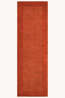 District Loom Modern hand loomed rug Finn Orange