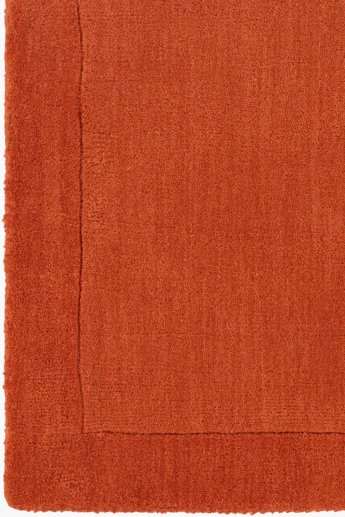 District Loom Modern hand loomed rug Finn Orange