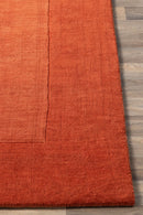 District Loom Modern hand loomed rug Finn Orange
