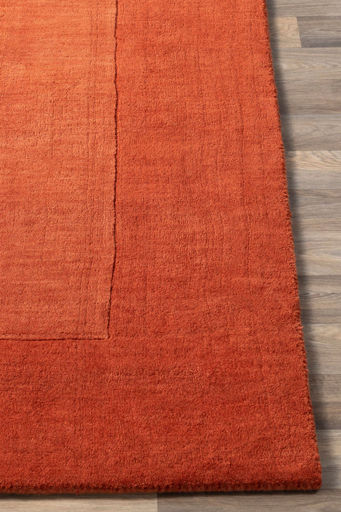 District Loom Modern hand loomed rug Finn Orange