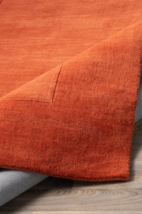 District Loom Modern hand loomed rug Finn Orange