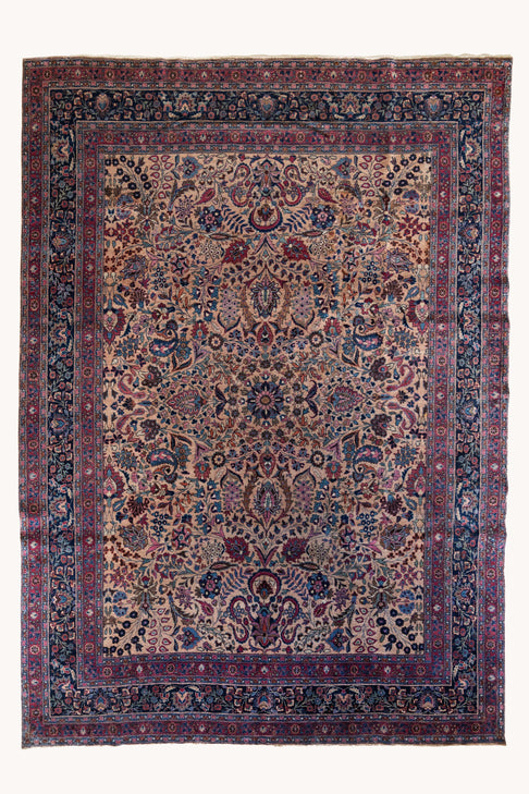 District Loom Vintage Tabriz Area Rug Pricilla