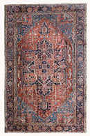 District Loom Vintage Bakhtiari Area Rug Leonora 