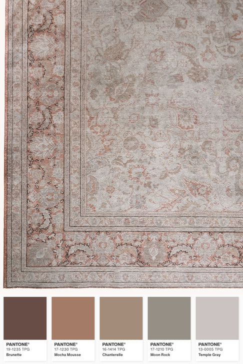 District Loom Vintage Tabriz Area Rug Dutton