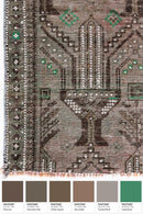 District Loom Vintage Area Rug Nela