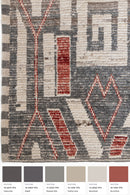 District Loom Contemporary Tulu runner rug 024