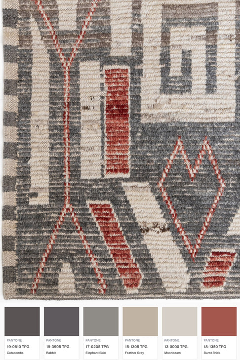 District Loom Contemporary Tulu runner rug 024