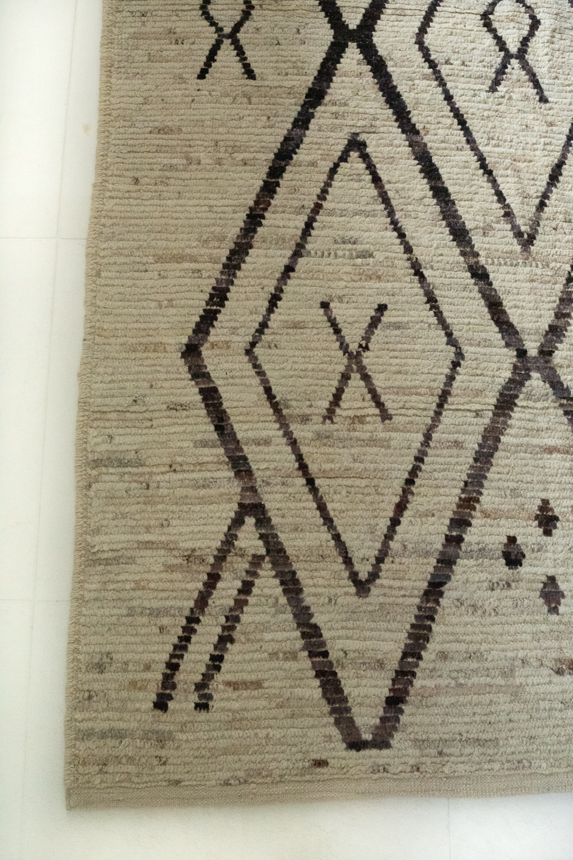 District Loom Modern hand knotted Afghan Tulu area rug 005 made to order