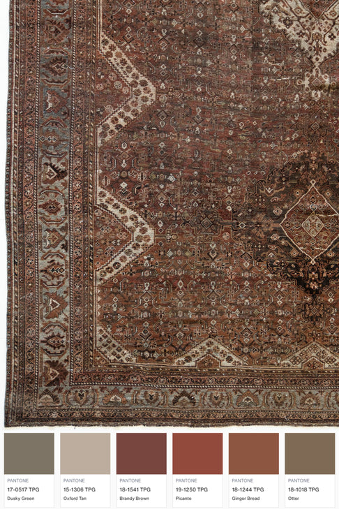 District Loom Vintage Shiraz area rug Sumner