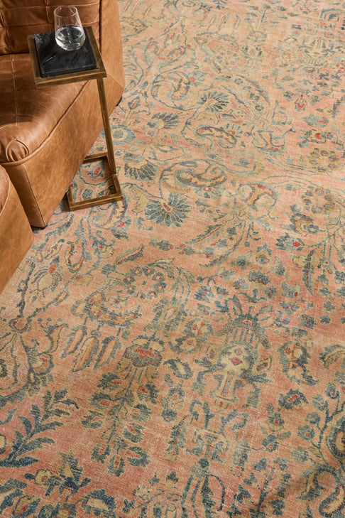 District Loom Vintage Turkish Area Rug Hill