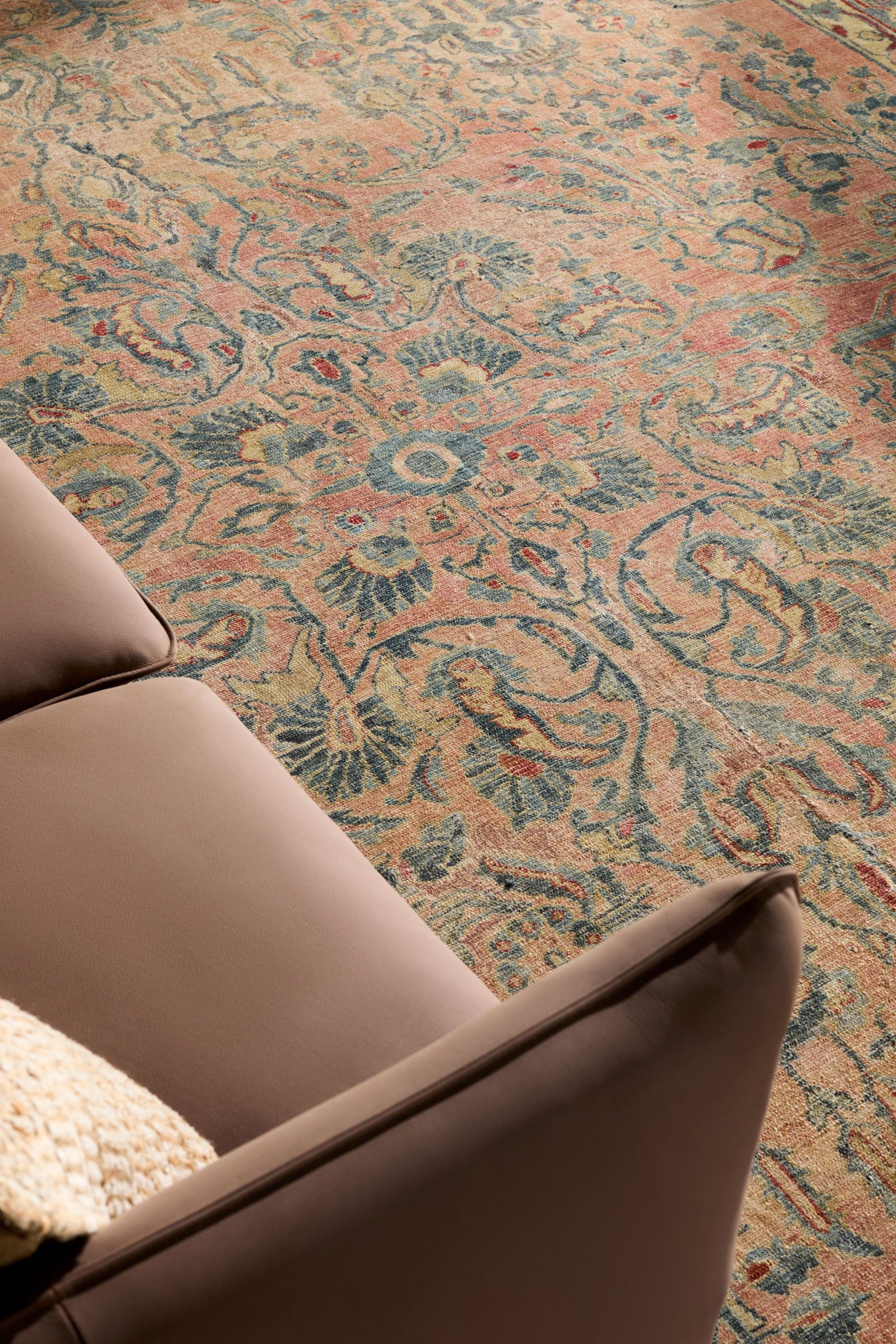 District Loom Vintage Turkish Area Rug Hill