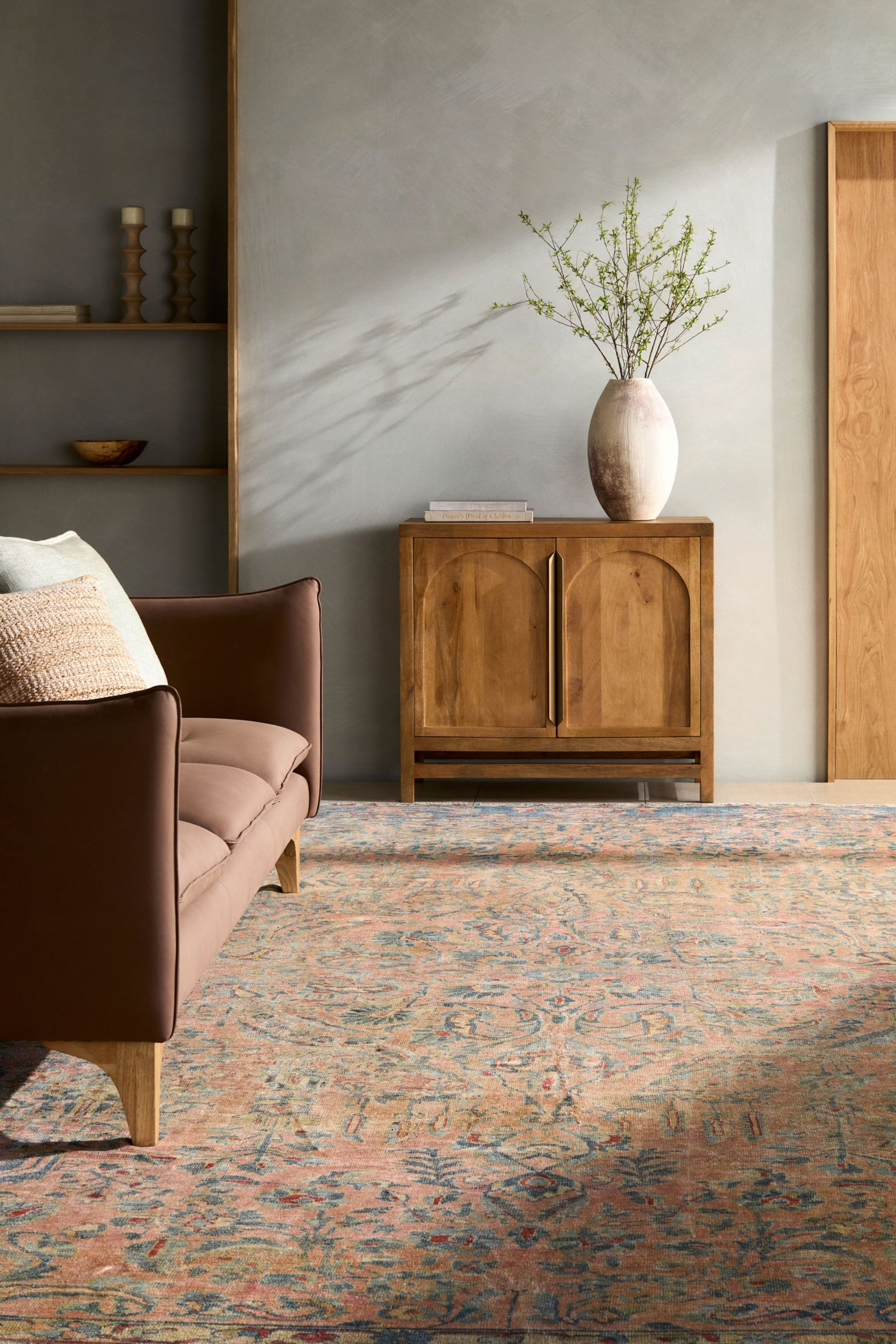 District Loom Vintage Turkish Area Rug Hill