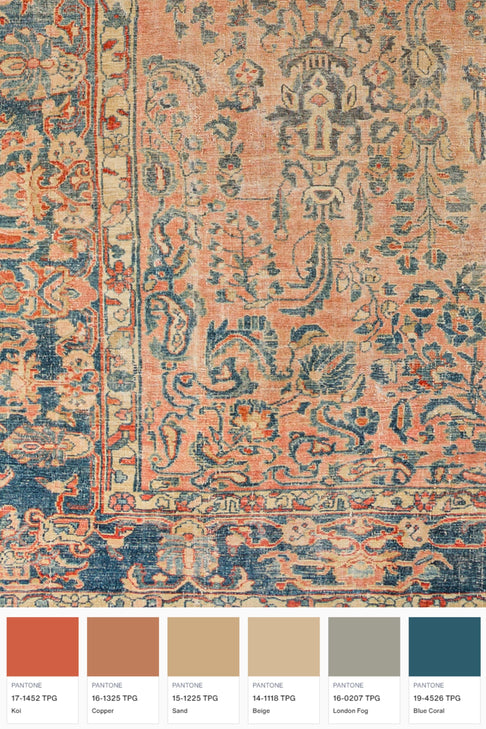 District Loom Vintage Turkish Area Rug Hill