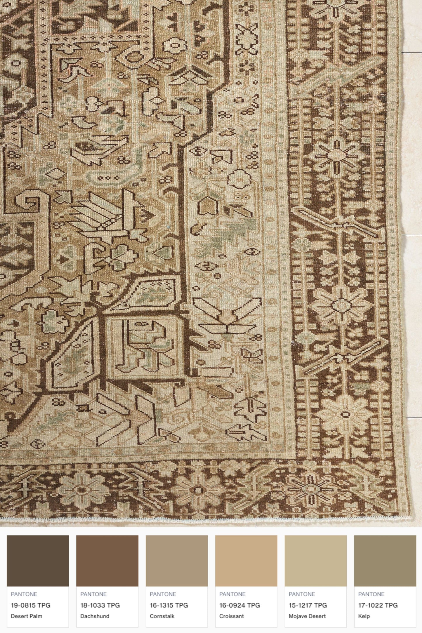 District Loom Vintage Turkish Area Rug Kaven
